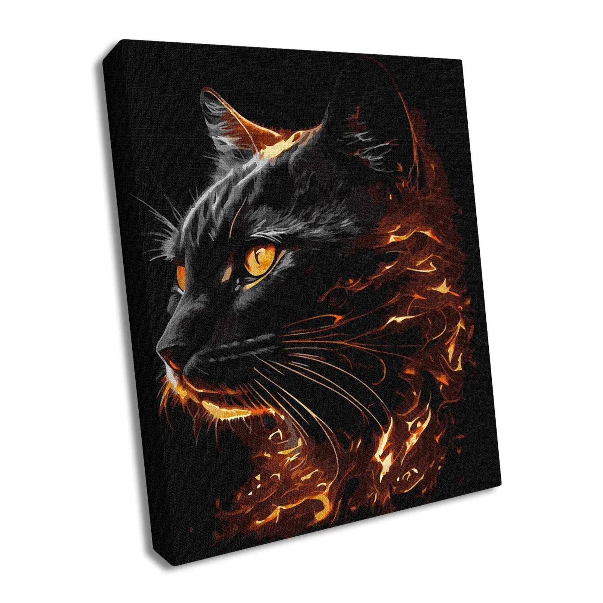 Ideyka Fiery Beauty Painting by Numbers Kit